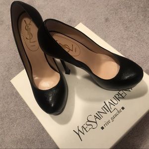 Yves Saint Laurent Tribtoo 105 pump 36.5 black